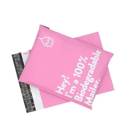 20Pcs/Lot New 100% D2W Biodegradable Courier Bag Clothing Package Express Bag Mailer Postal Bag Waterproof Self-Seal Pouch Bags