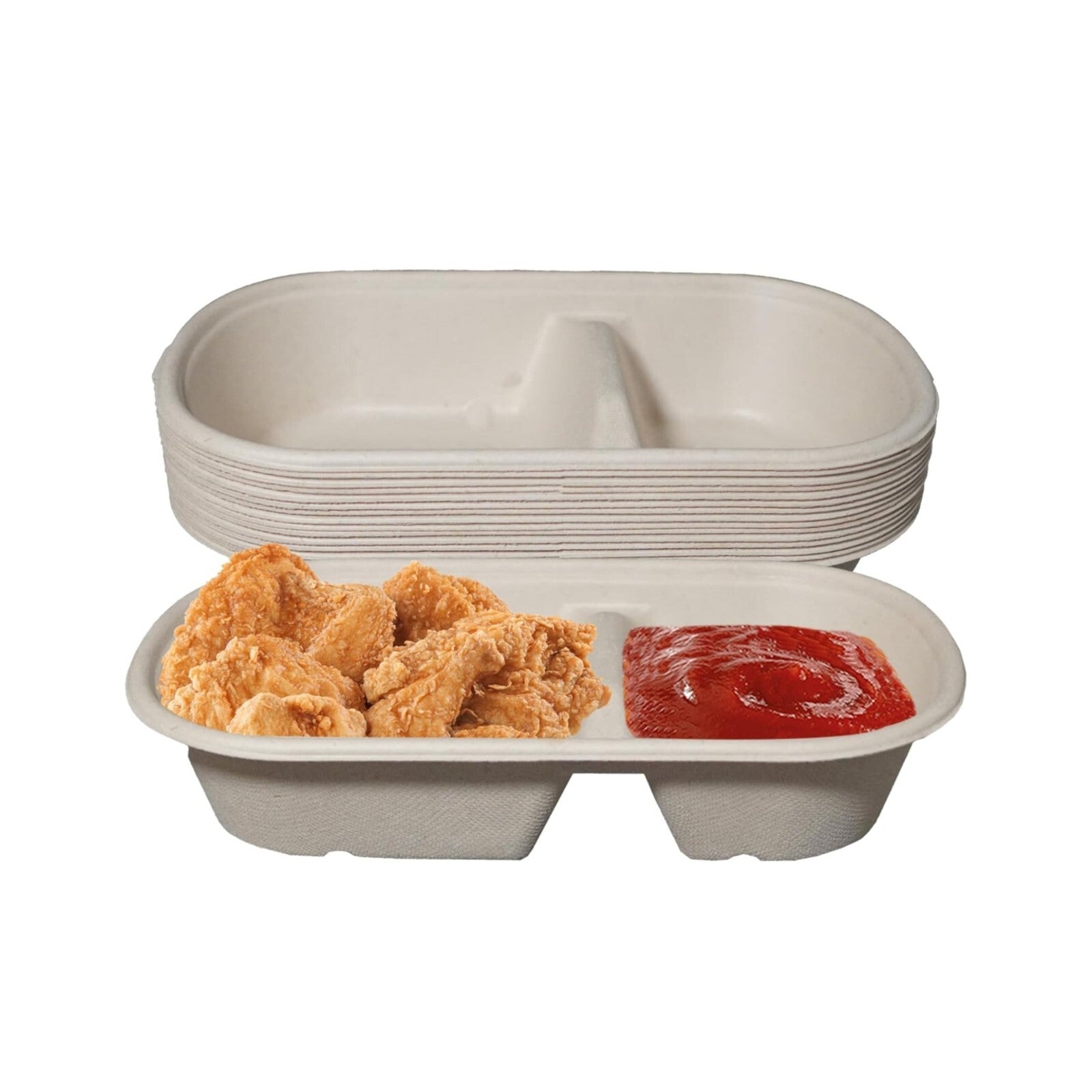 29Oz Compostable Bowls - Biodegradable Sugarcane Takeout Food Containers