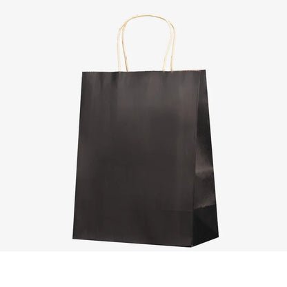 10PCS Kraft Paper Bags Reusable Grocery Shopping Gift Bags for Packaging Craft Gifts Wedding Business Retail Party Bags