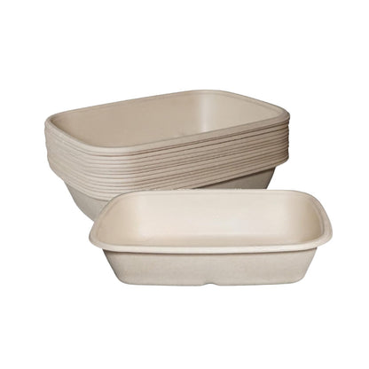29Oz Compostable Bowls - Biodegradable Sugarcane Takeout Food Containers