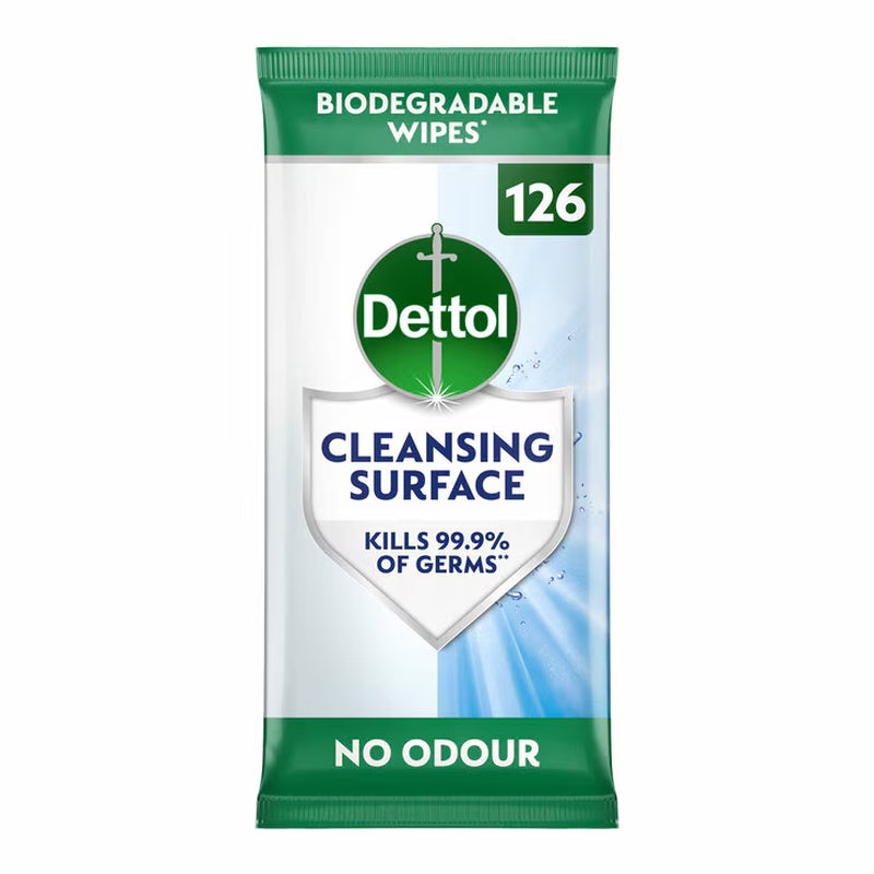 Biodegradable Antibacterial Wipes, 4 X 126 Pack