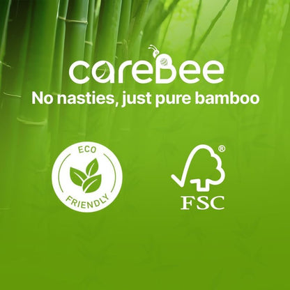Bamboo Toilet Rolls | Unscented | 3-Ply | 100% Bamboo | Plastic-Free Packaging | 200 Sheets per Roll | Biodegradable, Compostable & Eco-Friendly | Vegan (6 Rolls)