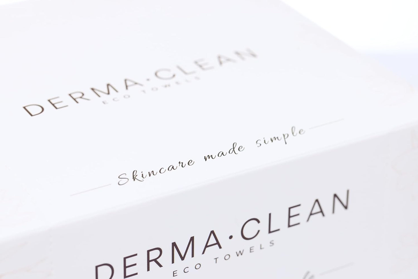 DERMA•CLEAN-50 Count-Ultra-Soft, Eco Friendly Biodegradable Face and Body and Intimate Wipes. Single-Use Makeup Remover and Quick On-The-Go Washcloth. Dry Wipes, Baby Wipes, Disposable Face Towels
