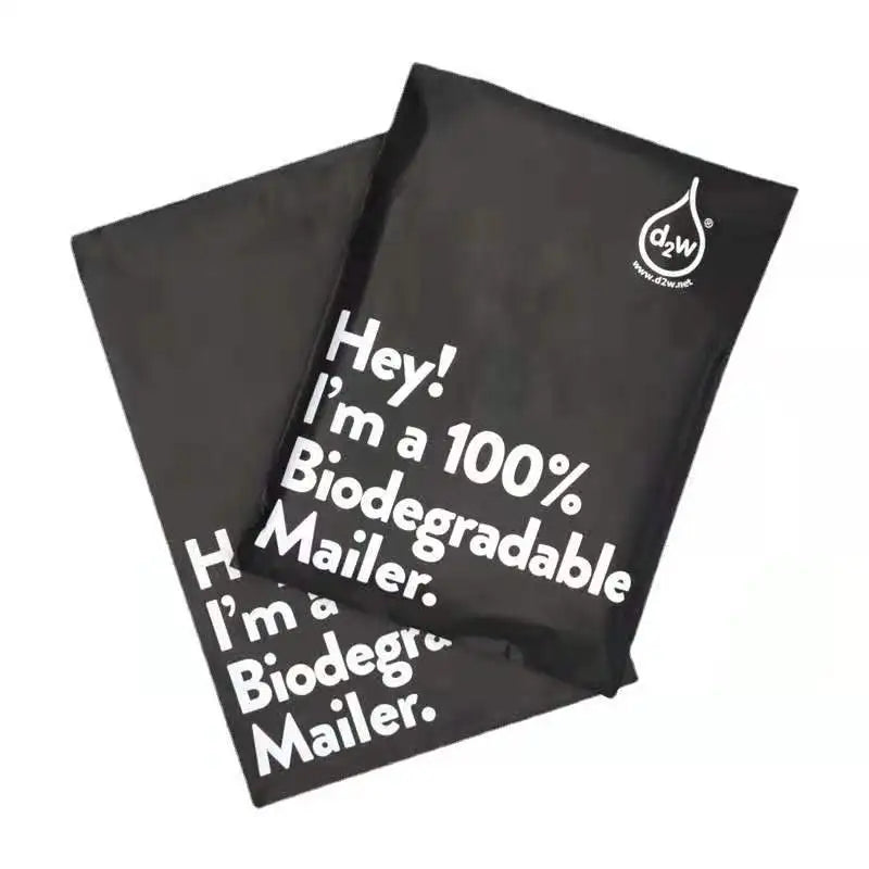 20Pcs/Lot New 100% D2W Biodegradable Courier Bag Clothing Package Express Bag Mailer Postal Bag Waterproof Self-Seal Pouch Bags
