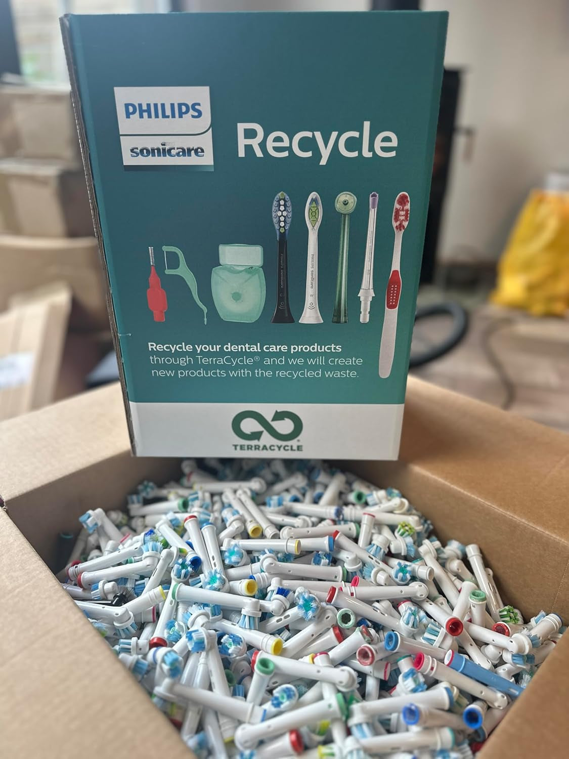 Recyclable Oral-B Compatible Toothbrush Head Set FREEPOST Recycling Service 6 Pack | Electric Toothbrush Head | Deep Clean & Polish Set