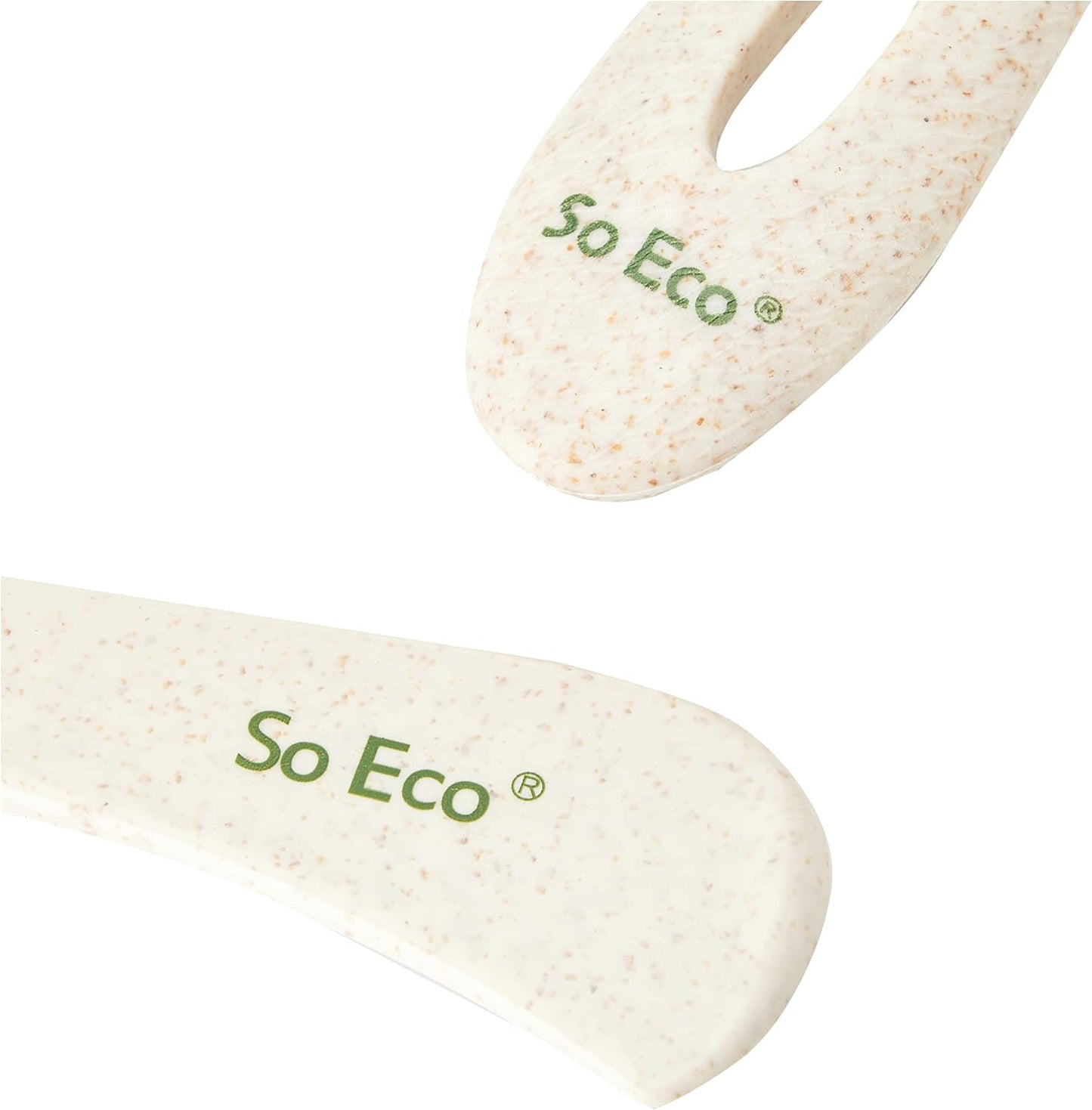 Biodegradable Detangling Hair Set, Beige, 2 Count