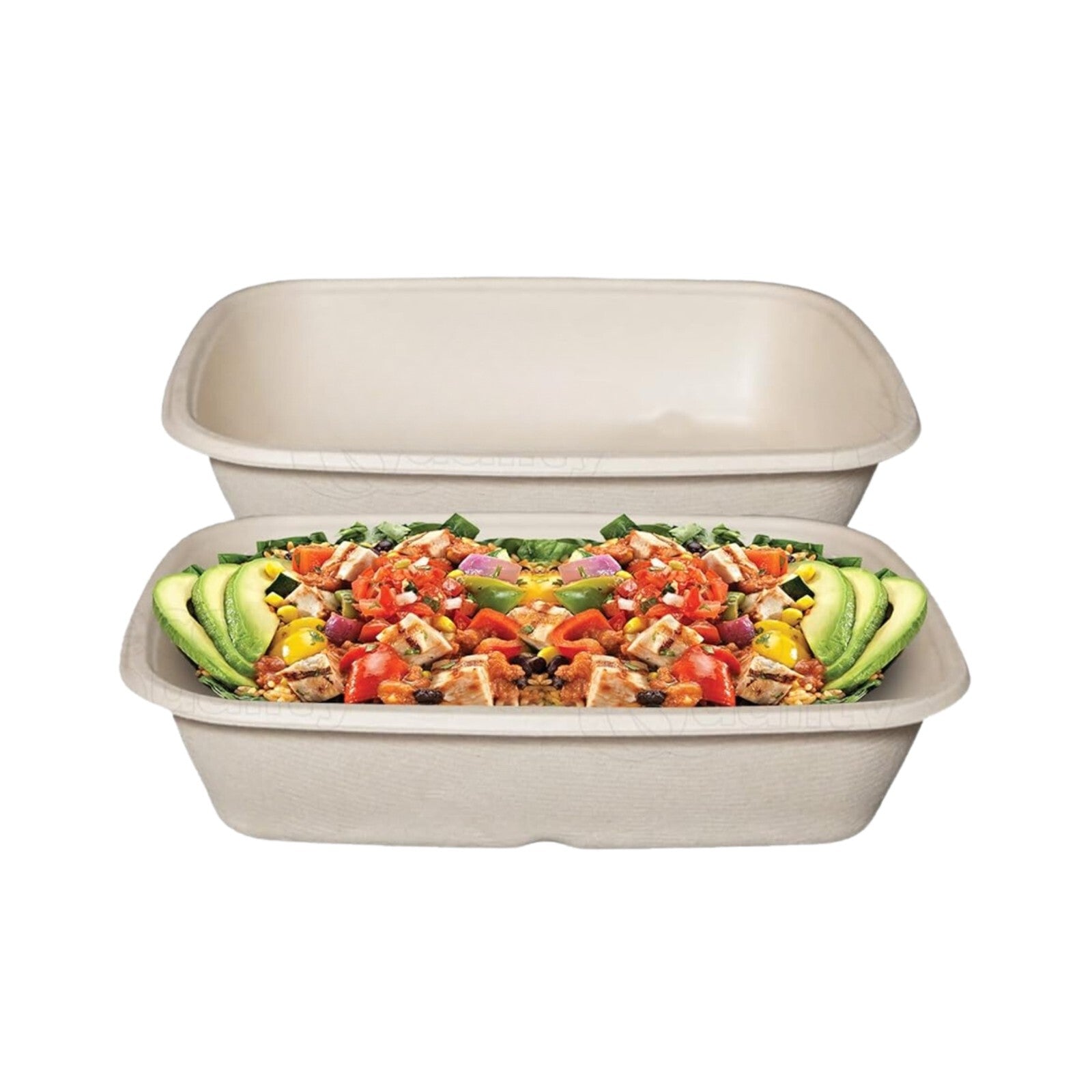 29Oz Compostable Bowls - Biodegradable Sugarcane Takeout Food Containers
