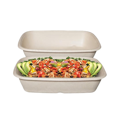 29Oz Compostable Bowls - Biodegradable Sugarcane Takeout Food Containers