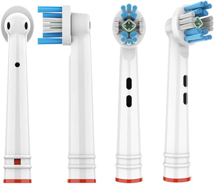 Recyclable Oral-B Compatible Toothbrush Head Set FREEPOST Recycling Service 6 Pack | Electric Toothbrush Head | Deep Clean & Polish Set
